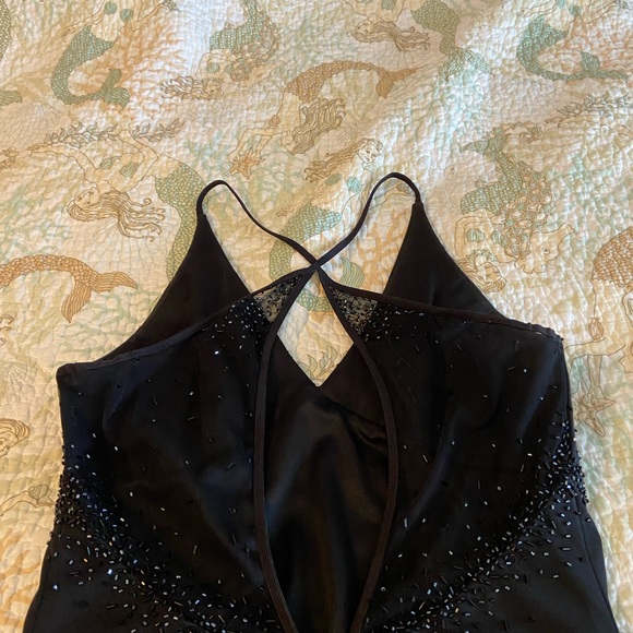 🌺Dave & Johnny by Laura Ryner, Long Black Gown 7/8)🌺 - Picture 11 of 16